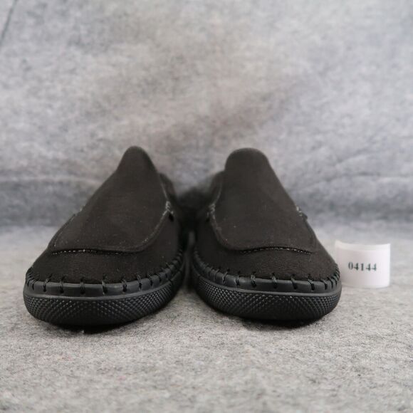 Robert Wayne Shoes Mens 9.5 Loafer Slip On Moc Comfort Casual Walking Work Black main image 7